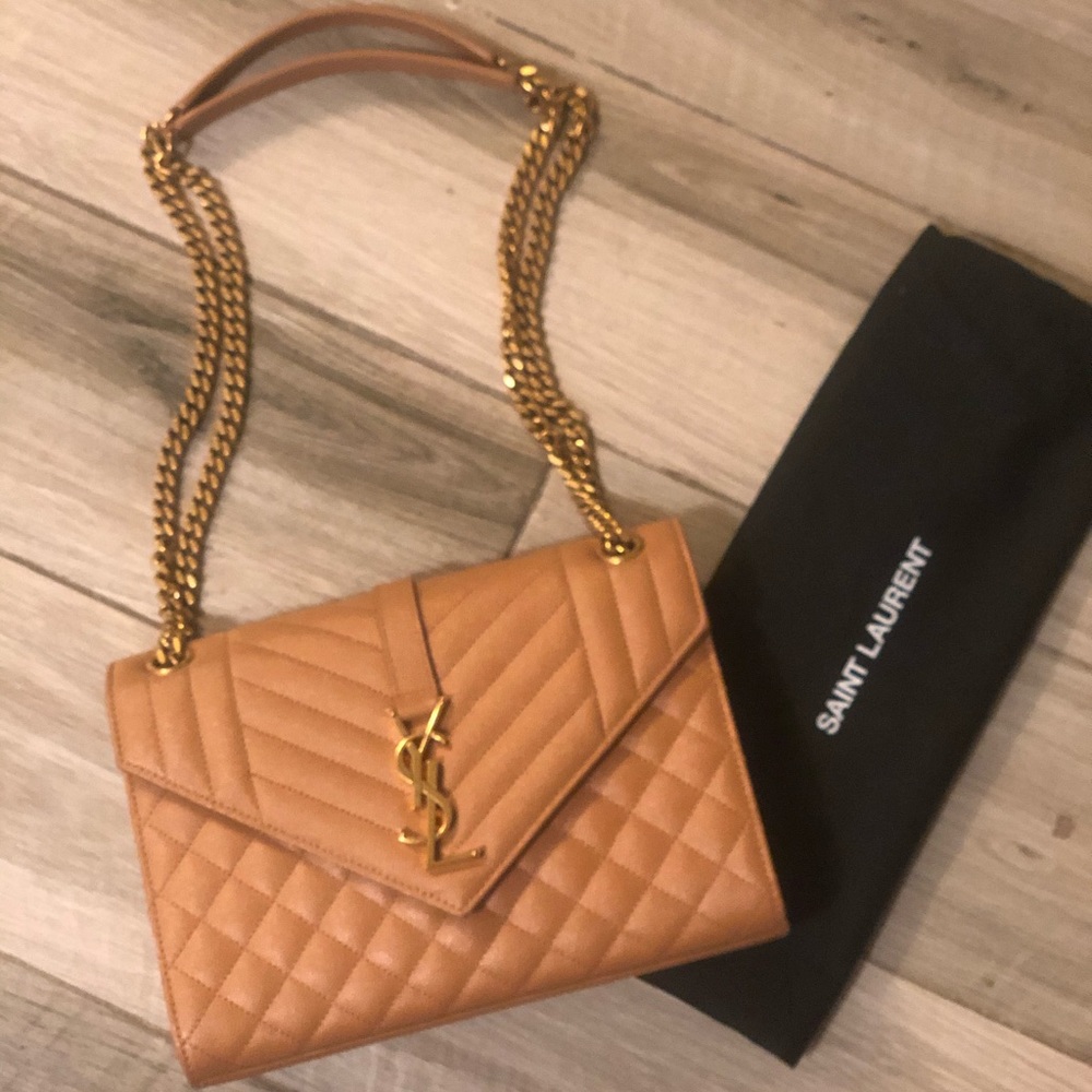Saint Laurent Medium Envelop Bag - Mix Matelassé